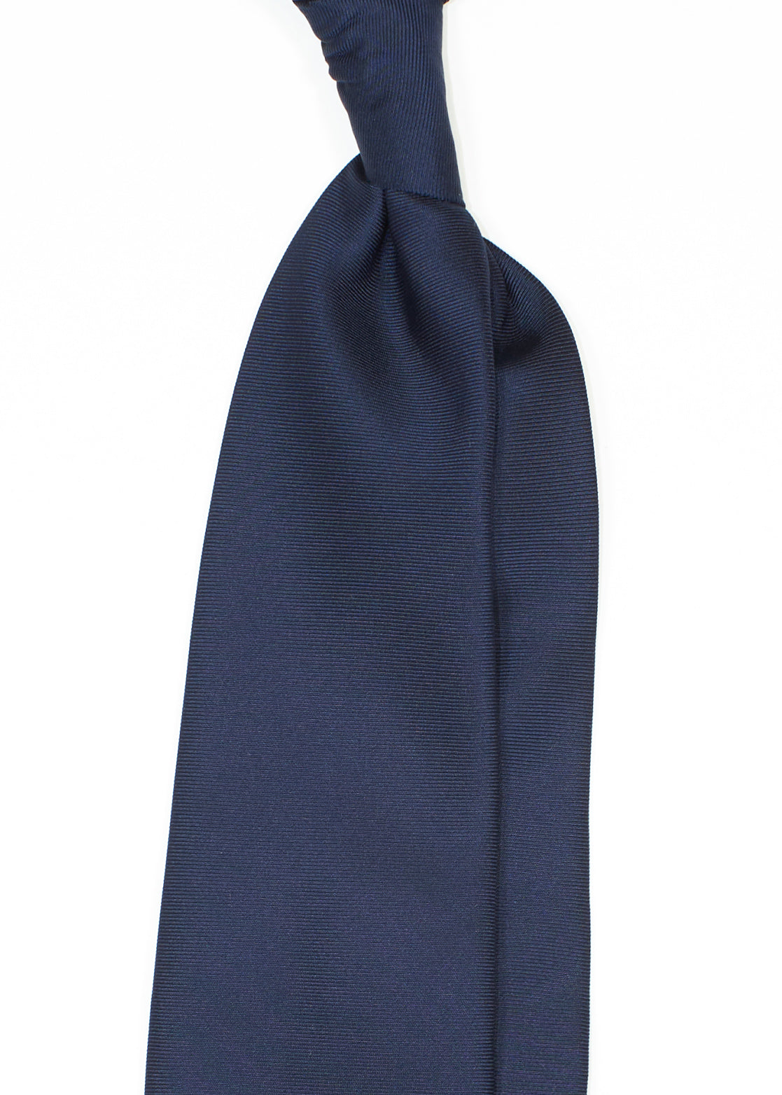 3-Fold Untipped Blue Tie