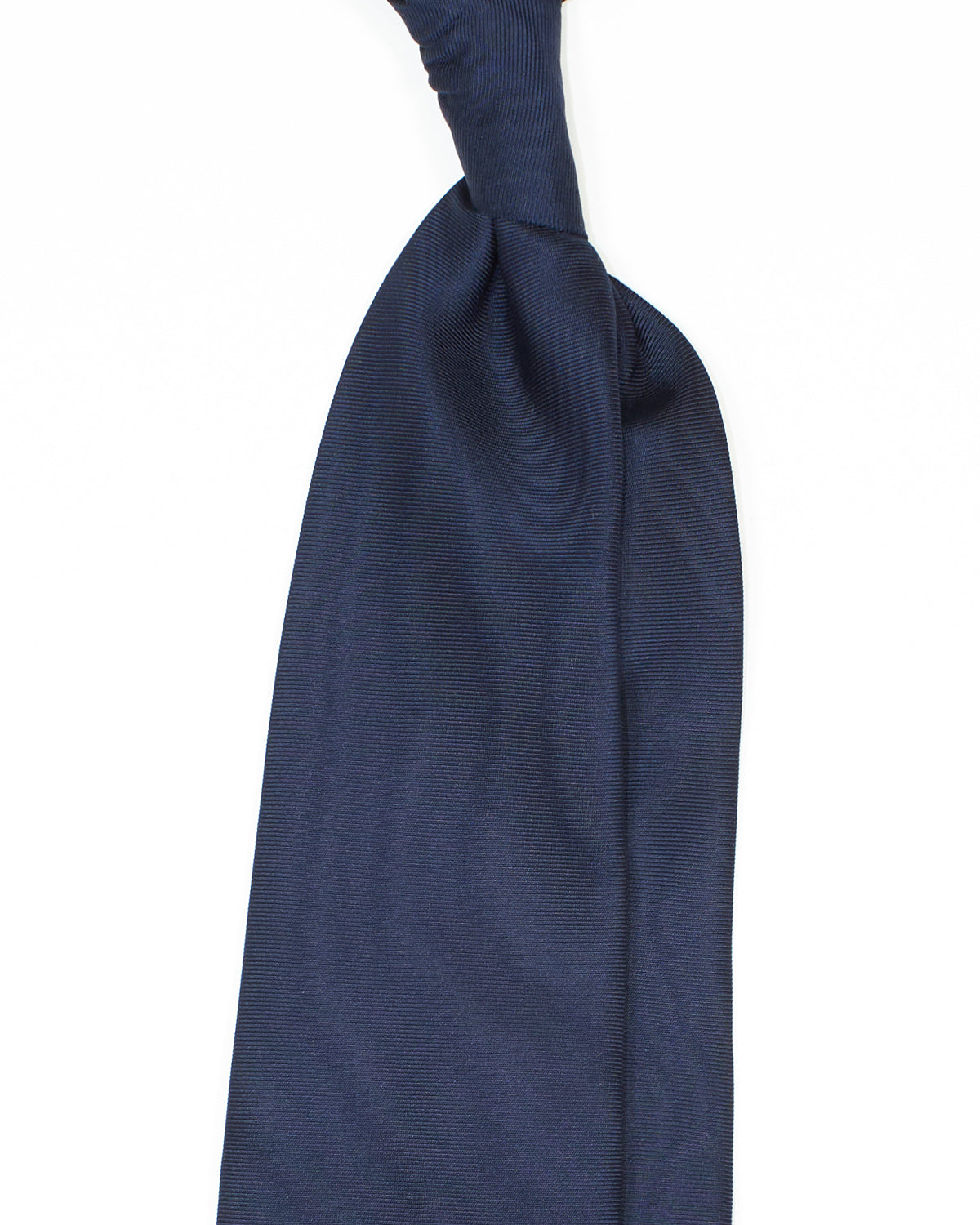 3-Fold Untipped Blue Tie