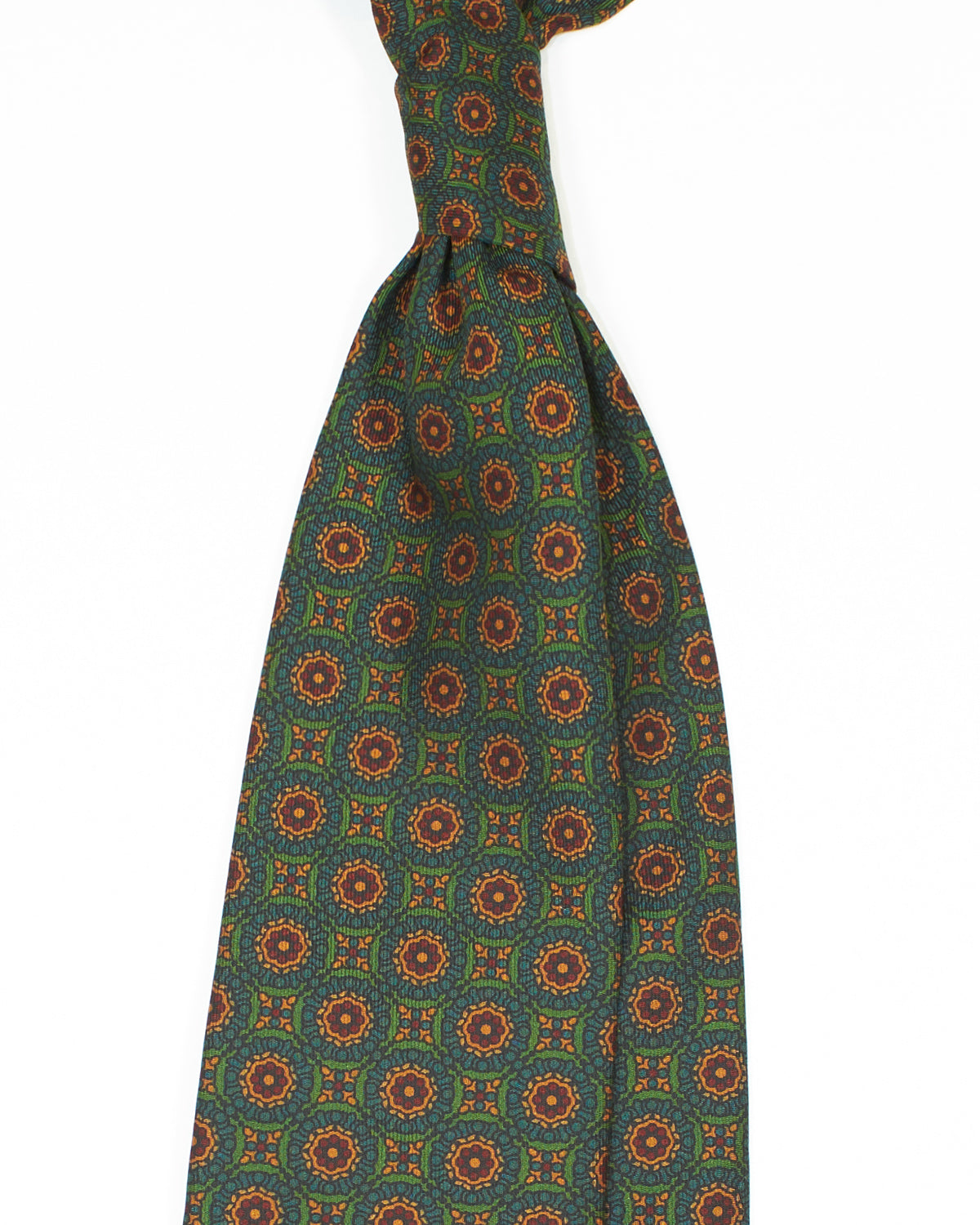 3-Fold Untipped Pom Tie
